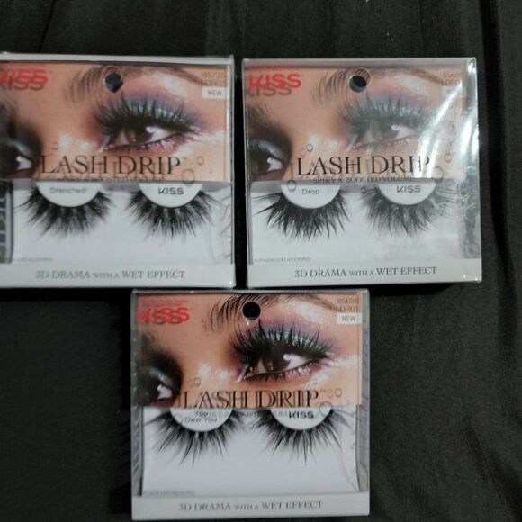 Kiss Lash Drip 3D Drama w/ Wet Effect Spiky & Boosted Lash Lot - Picture 6 of 6